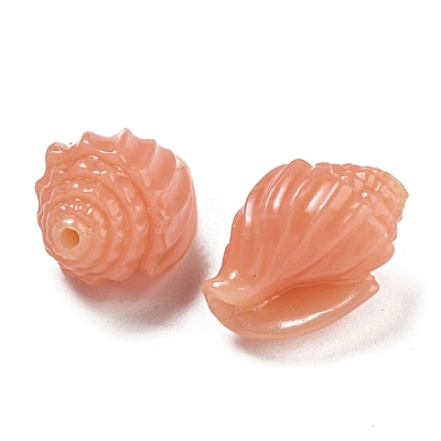 Synthetic Coral Carved Beads Strands CORA-I023-07E-1