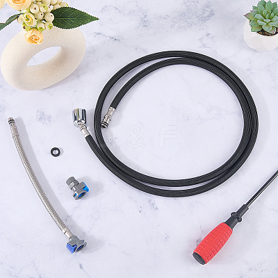 Plastic Sink Drain Pipe Connector AJEW-WR0003-68-1