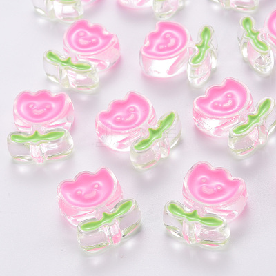 Transparent Acrylic Beads MACR-S374-03A-01-1