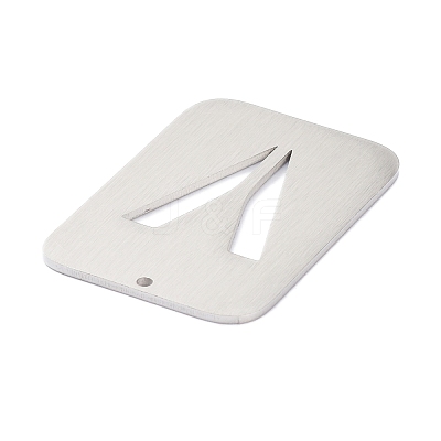 Non-Tarnish 304 Stainless Steel Pendants STAS-K216-49V-P-1