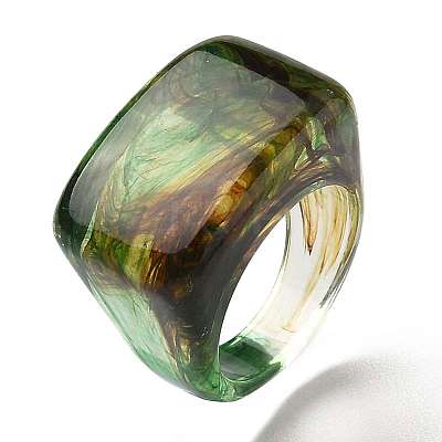 Resin Finger Rings RJEW-Z007-01A-1