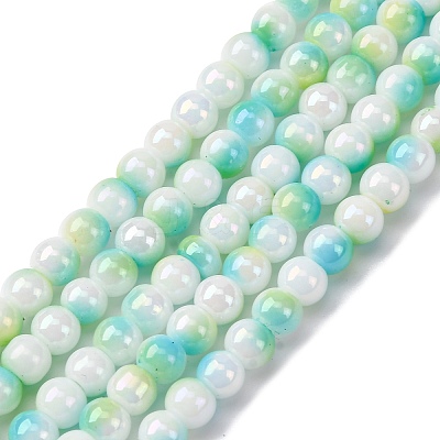 Glass Beads Strands LAMP-R020-04H-1