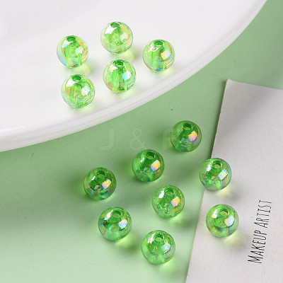 Transparent Acrylic Beads MACR-S370-B8mm-734-1