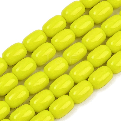 Opaque Glass Beads Strands GLAA-Z015-02I-1