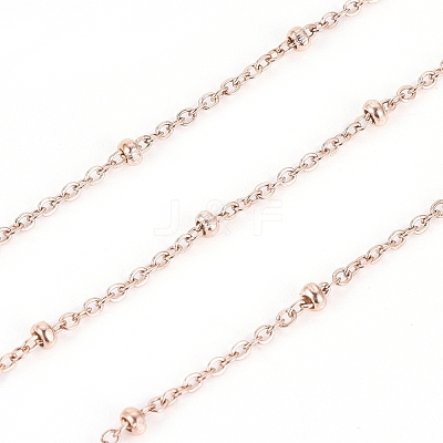 3.28 Feet Ion Plating(IP) 304 Stainless Steel Cable Chains X-CHS-I003-V01-A-RG-1