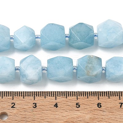 Dyed Natural White Jade Beads Strands GG-CBAF8A8-A06-01-1