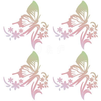 PVC Butterfly Car Decals ST-WH0005-02C-1
