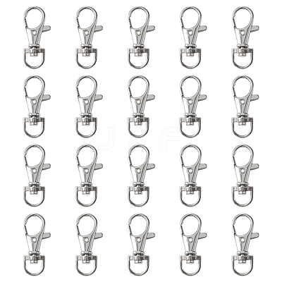 20Pcs Alloy Swivel Lobster Claw Clasps FIND-YW0001-55A-1