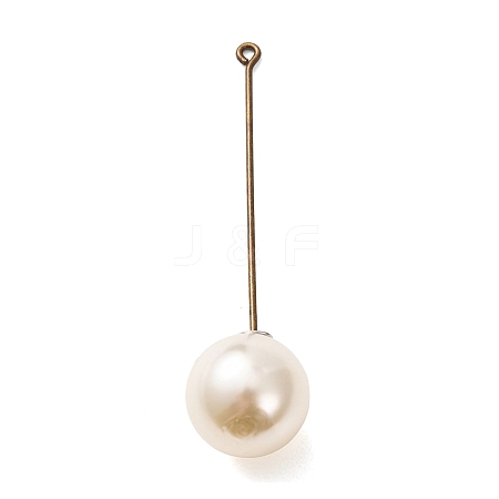 Brass Stick Lapel Pin Clutch Brooch Findings PL-G001-01B-AB-1
