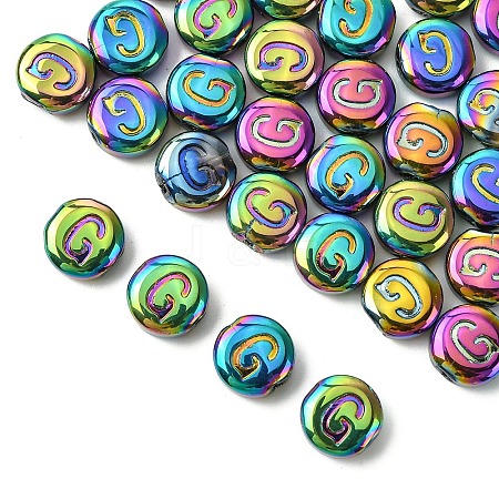 Electroplate Glass Beads EGLA-YW0005-01G-1