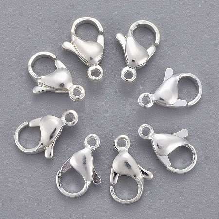 304 Stainless Steel Lobster Claw Clasps STAS-E464-21E-S-1
