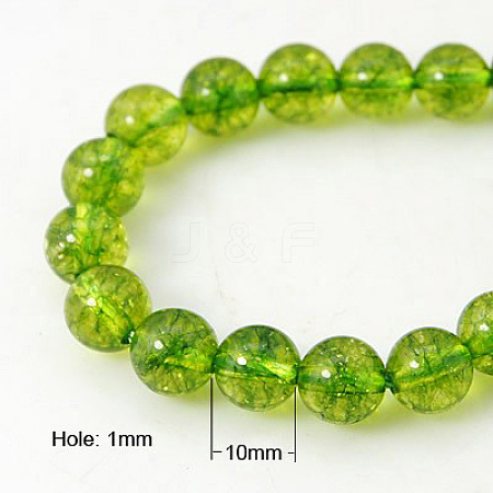Natural Quartz Crystal Beads Strands X-G-G099-10mm-10-1