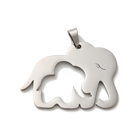 Non-Tarnish 304 Stainless Steel Pendants STAS-O005-24A-P-1