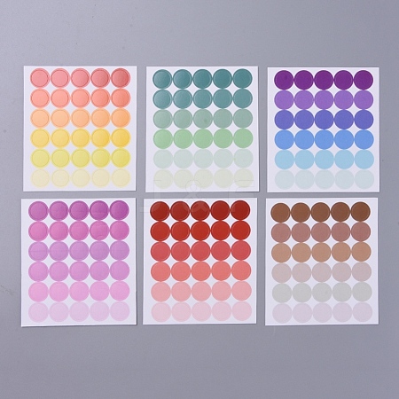 Dots Decorative Adhesive Sticker Labels DIY-L037-H01-1