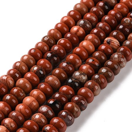 Natural Red Jasper Beads Strands G-D481-05-1