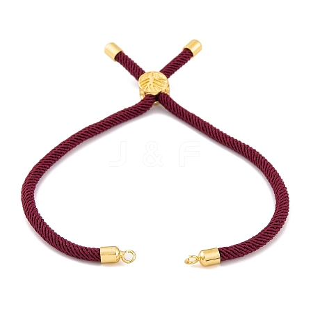 Nylon Cords Bracelet Makings Fit for Connector Charms AJEW-P116-01G-29-1