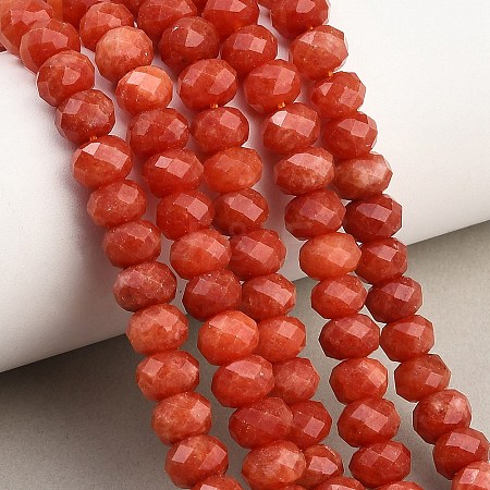 Faceted Dyed Natural White Jade Beads Strands GG-CBAE966-01A-B-1