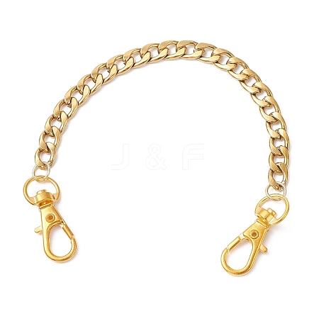 304 Stainless Steel Cuban Link Chain Bag Extender Chains FIND-JF00157-02-1