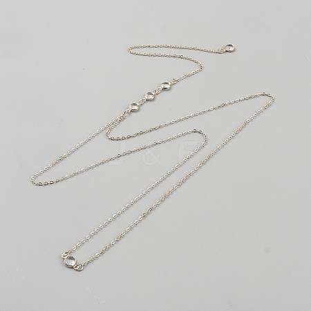 Alloy Resin Rhinestone Body Chains for Women NJEW-WH20008-03G-1