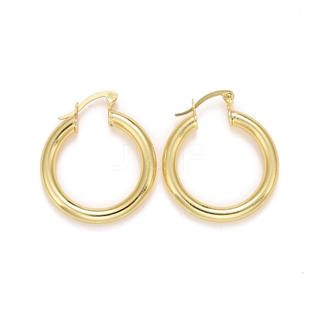 Rack Plating Brass Hoop Earrings EJEW-F278-09G-1