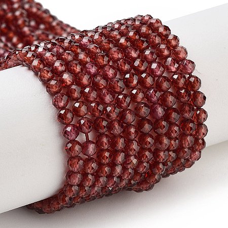 Natural Garnet Beads Strands X-G-B088-C11-03-1