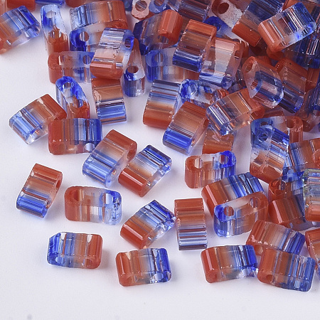 2-Hole Glass Seed Beads SEED-S023-38B-01-1