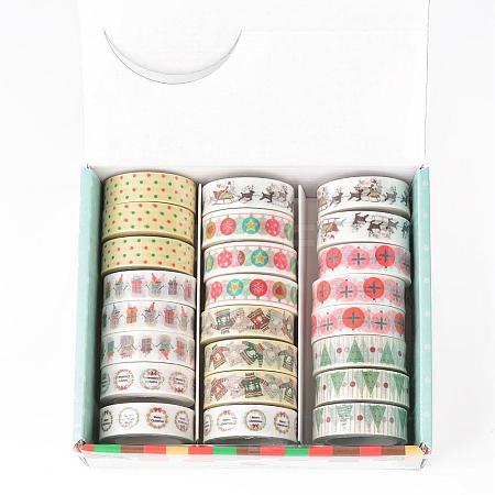 Limited Sales Adhesive Tapes! Christmas Decorative Adhesive Tapes DIY-K001-F-M-1