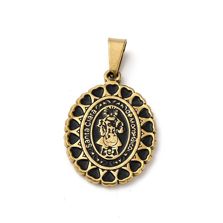 201 Stainless Steel Pendants STAS-C130-02G-1