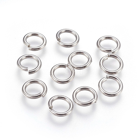 Non-Tarnish 304 Stainless Steel Open Jump Rings X-STAS-P212-25P-16-1