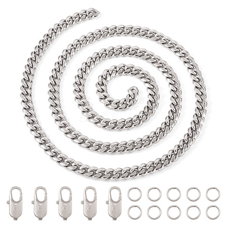DIY Chain Bracelet Necklace Making Kit DIY-YS0001-71-1