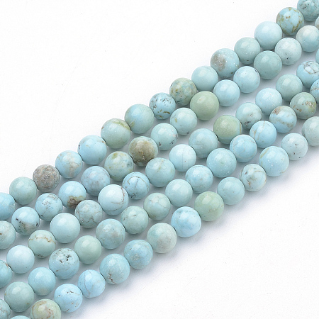 Synthetic Turquoise Beads Strands G-Q953-03-10mm-1