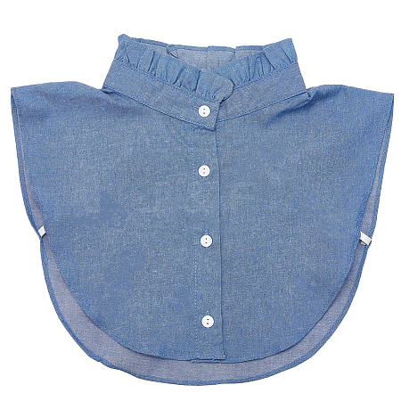 Detachable Cotton Shirt Collars AJEW-WH20816-025C-1