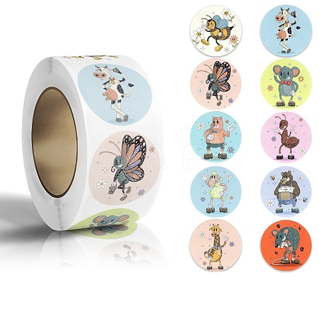 Self Adhesive Paper Picture Stickers LS-STIC-A001-01A-1