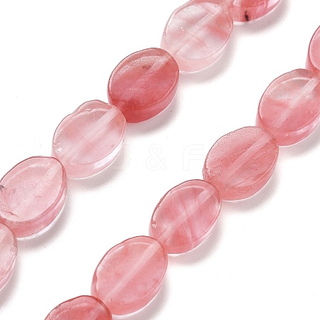 Cherry Quartz Glass Beads Strands G-P559-B03-01-1