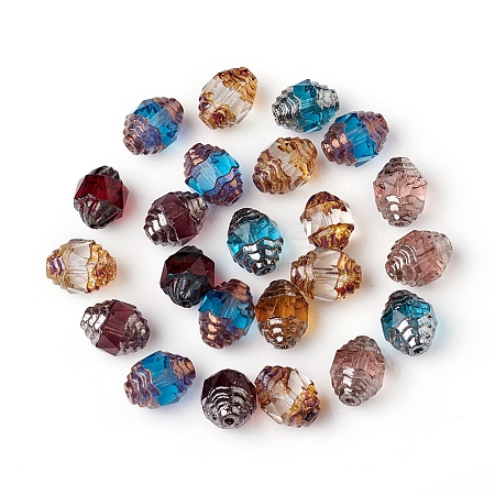 Retro Czech Glass Beads X-GLAA-G077-13-1