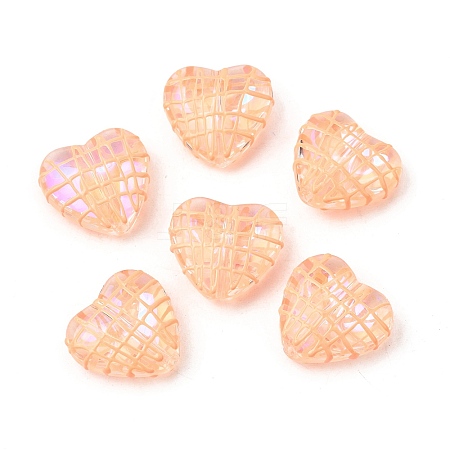 Transparent Glass Enamel Beads X1-GLAA-S388-01F-1