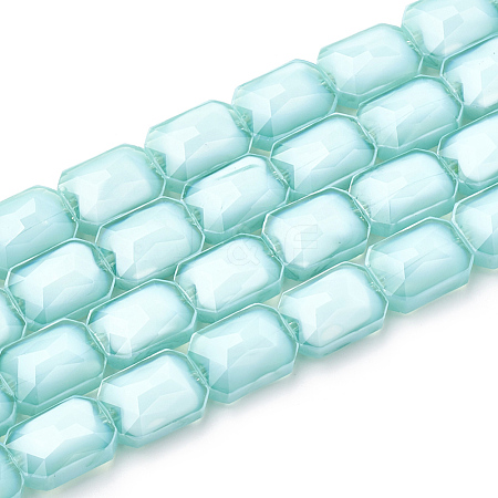 Opaque Solid Color Glass Beads Strands X-GLAA-N032-04M-1