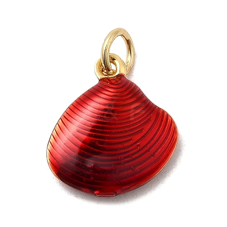 Brass Enamel Charms KK-A268-08G-03-1