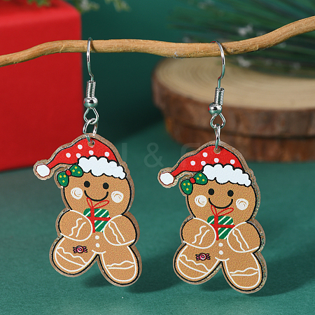 Christmas Acrylic Dangle Earrings ZV5552-7-1