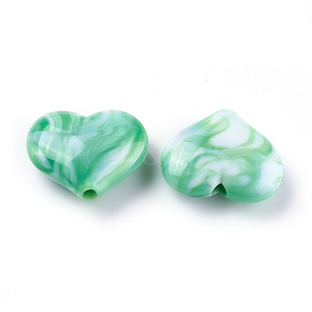 Acrylic Imitation Gemstone Beads MACR-E205-09E-1