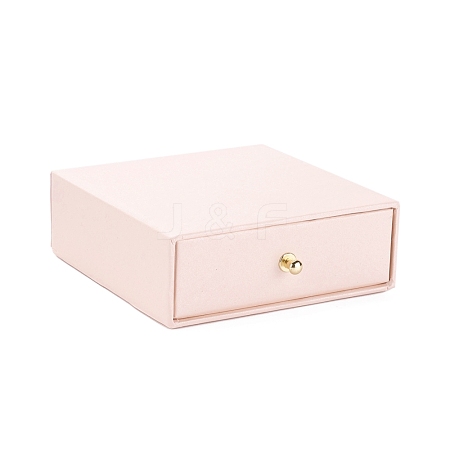 Square Paper Drawer Jewelry Set Box CON-C011-03B-05-1