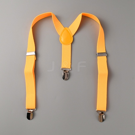 Adjustable Polyester Y-Shaped Heavy Duty Suspenders AJEW-WH0307-23A-1