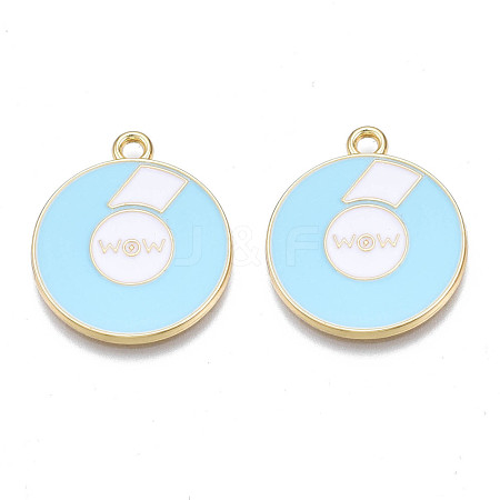 Alloy Enamel Pendants PALLOY-N170-021C-NR-1