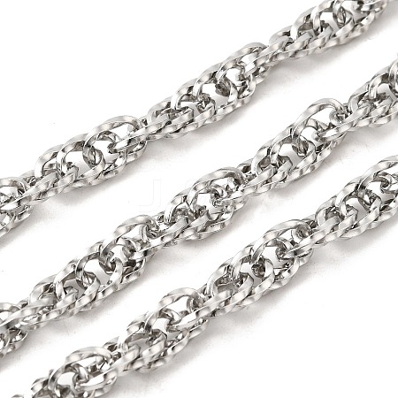 304 Stainless Steel Rope Chains CHS-C018-03P-1