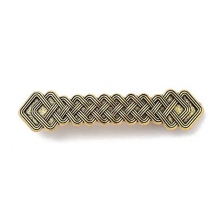 Alloy Retro Hair Barrettes LS-AJEW-K048-10AG-1