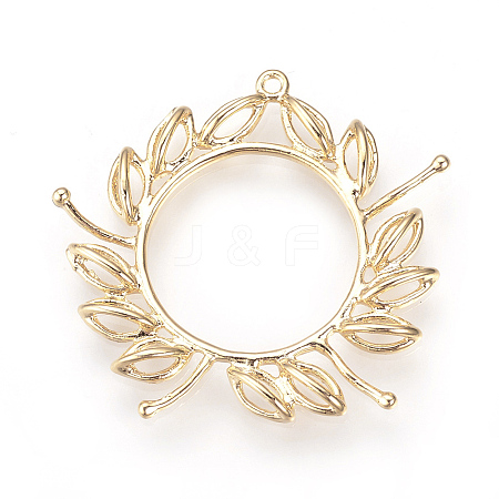 Brass Pendants KK-Q735-06G-1