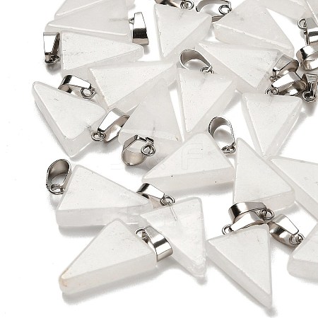 Natural Quartz Crystal Pendants G-B127-04P-10-1