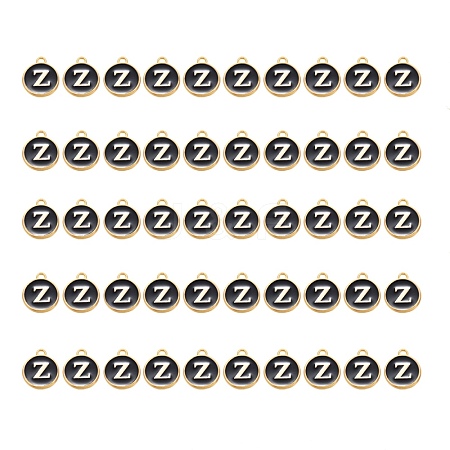Golden Plated Alloy Charms ENAM-SZ0001-25B-Z-1