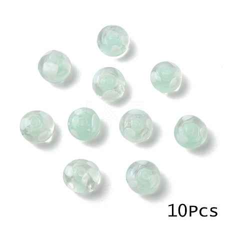 10Pcs Handmade Lampwork Beads LAMP-YW0001-96I-1