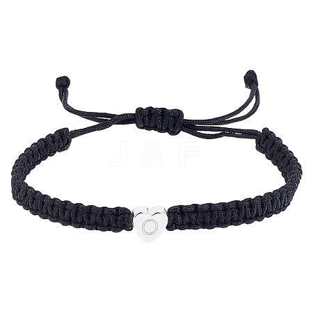 1Pc Adjustable Nylon Cord Braided Bracelets for Women Men BJEW-LP0001-34O-P-1